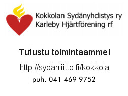 Kokkolan Sydänyhdistys - Karleby Hjärtförening r.y. logo